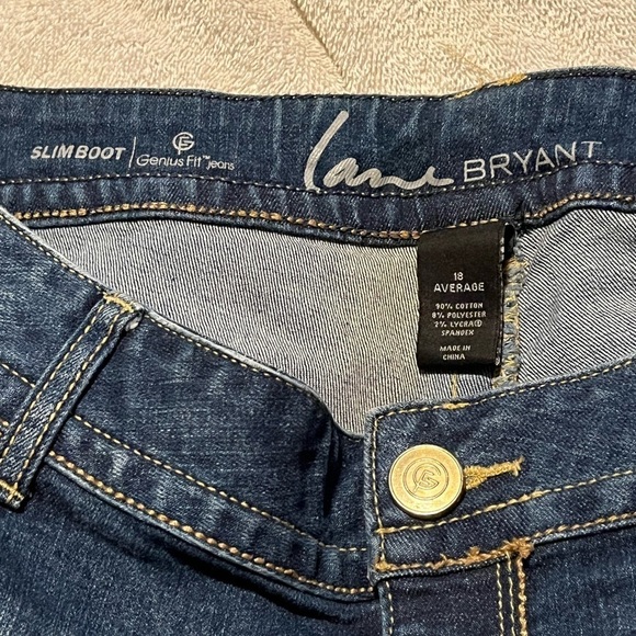 Lane Bryant Slim Boot Blue Jeans Sz 18 - Picture 4 of 4